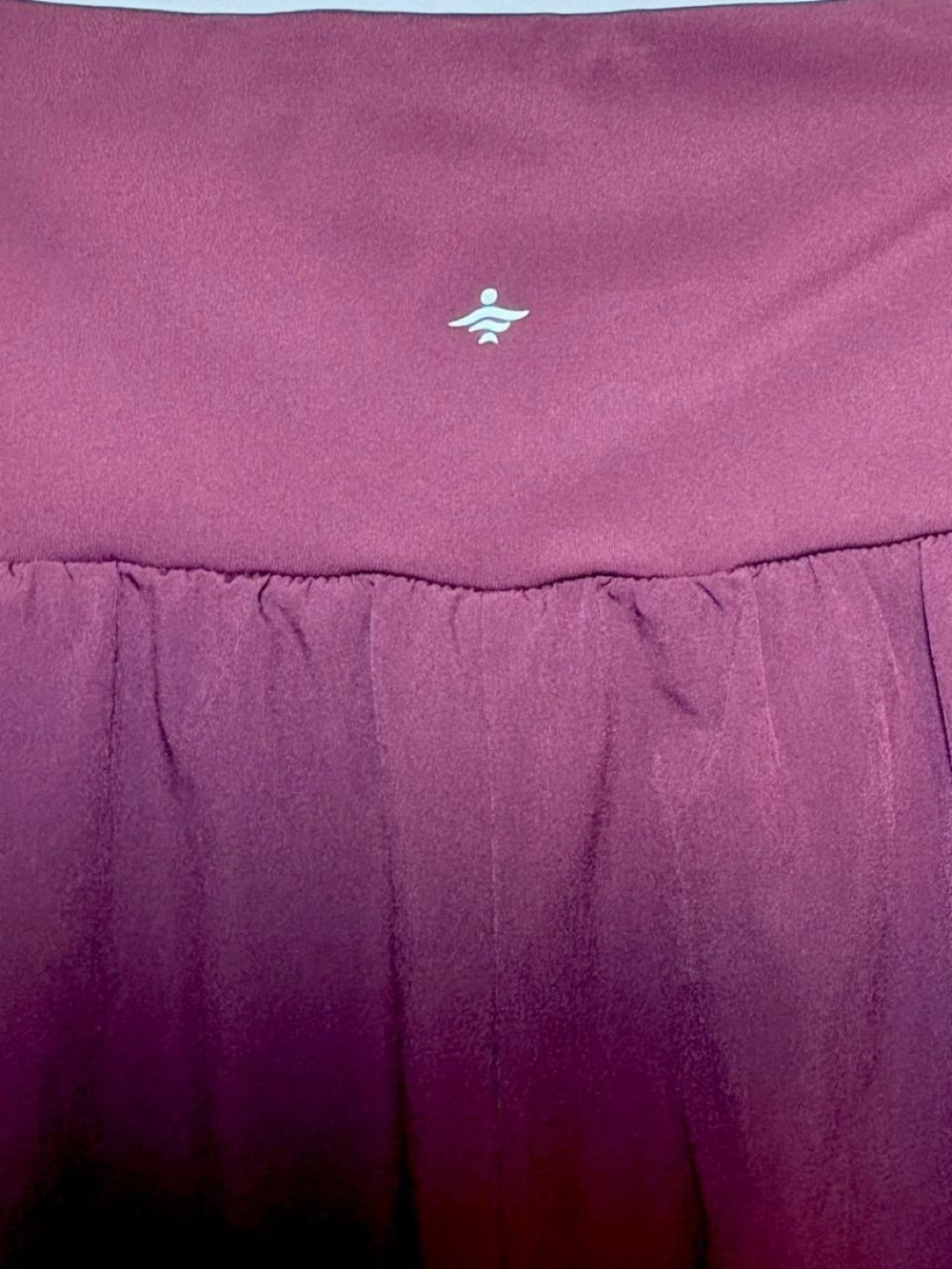 HALARA Wide Leg Cropped Pants in Burgundy - Picture 8 of 8